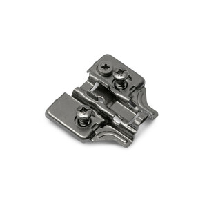 Suplemento para bisagra X91/X92 Euro con regulaci&oacute;n exc&eacute;ntrica, Altura 4, Acero, Titanio foto del producto
