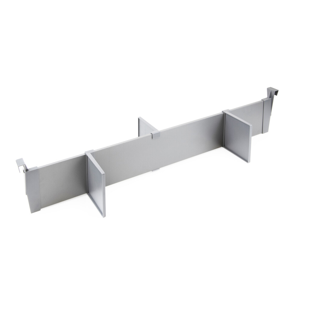 Kit of Accessory divider for inside of Vertex-Concept drawers, 900mm wide, Aluminium and Plastic, Silver painted-3