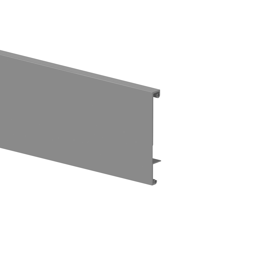Profil de façade à l'anglaise Vertex, longueur 1,10m, Aluminium en aluminium, Aluminium-Primary