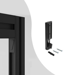 Joint between Zero profiles, Textured black painted, Zamak product photo