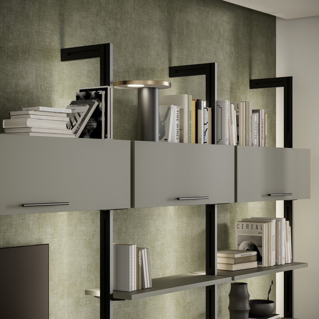 Joint between Zero profiles, Textured black painted, Zamak-4