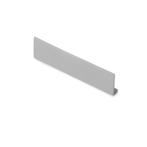 50x15mm External drawer cover plate, Plastic, Grey product photo