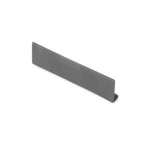 50x15mm External drawer cover plate, Plastic, Plastic Anthracite Grey product photo