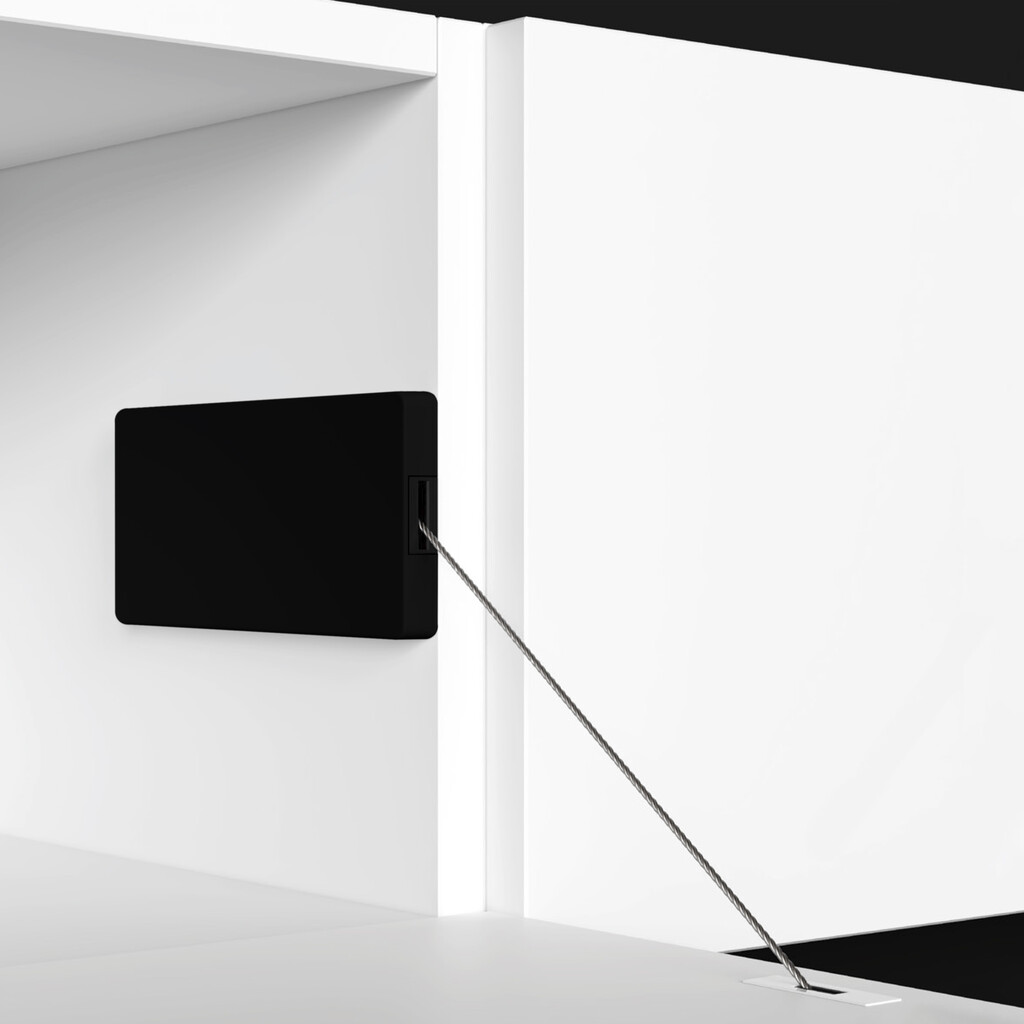 Kit Trimmdeckel und Zubehör Slimwinch, Kunststoff, Schwarz-3