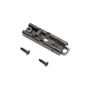 X91/X92 Straight Plate Screw-on with Eccentric Adjustment, Height 4, Steel, Titanium product photo