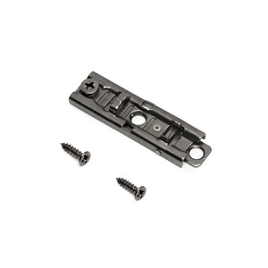 X91/X92 Straight Plate Screw-on with Eccentric Adjustment, Height 1, Steel, Titanium product photo