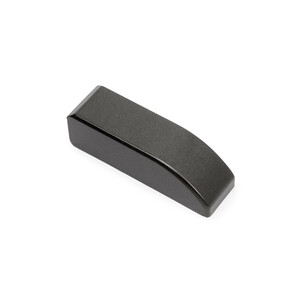 Plastic cover plate for straight plate, Plastic, Titanium painted product photo