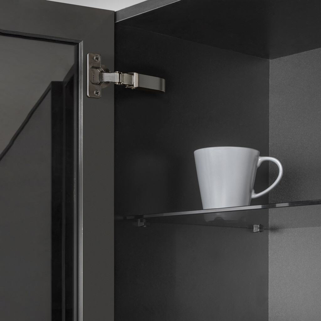 Trimmdeckel für Montageplatte, Kunststoff, Titanium lackiert-2