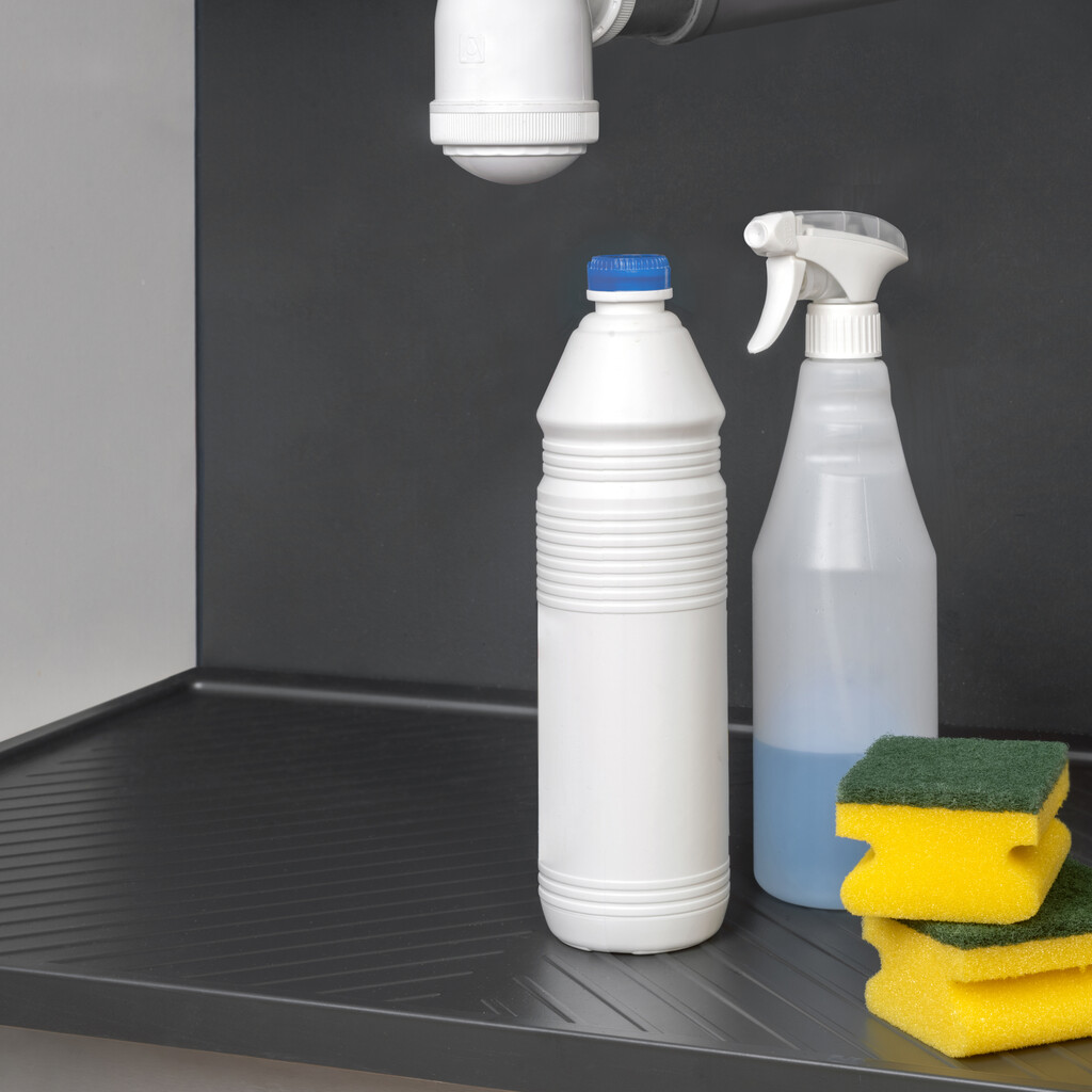 Protecteurs fond pour la cuisine Sink, M100, 967x580mm, épaisseur de la planchet 16mm, découpable, Plastique, Gris antracite-4