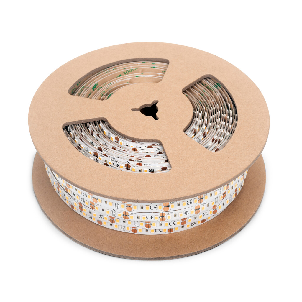 Lynx Premium LED Strips 9.6W/m IP20 (12V DC), length 50m, Natural White light 4,000K, Plastic-Primary