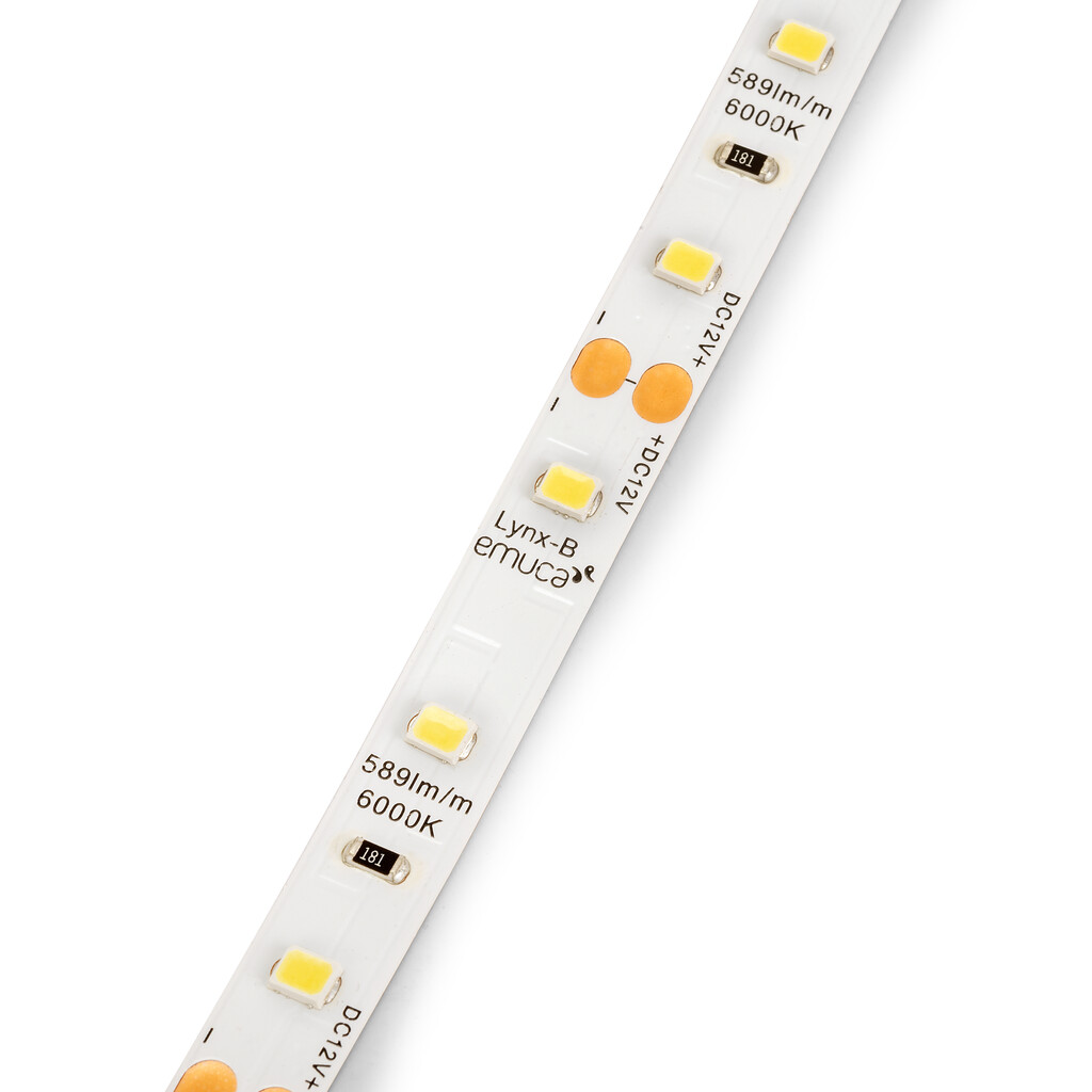 LED-Leiste Lynx Basic 4,8W/m IP20 (12V DC), Länge 5m, natürliches weißes Licht 4.000K, Kunststoff-Primary