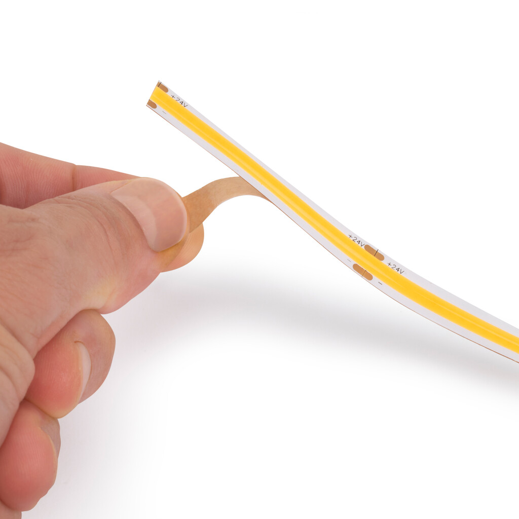 Tira LED Lynx Premium COB 4,8 W/m IP20 (12V DC), longitud 50m, Luz blanca fría 6.000K, Plástico-16
