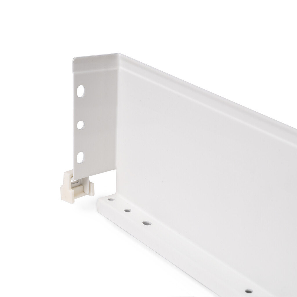 Jeu de côtés pour tiroirs Simplex Hauteur 88mm, profondeur 390mm, Acier, Peint en blanc-5