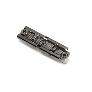 X91/X92 Straight Plate, Knock-in with Eccentric Adjustment, Diameter 10x10mm, Height 1, Steel, Titanium plated product photo