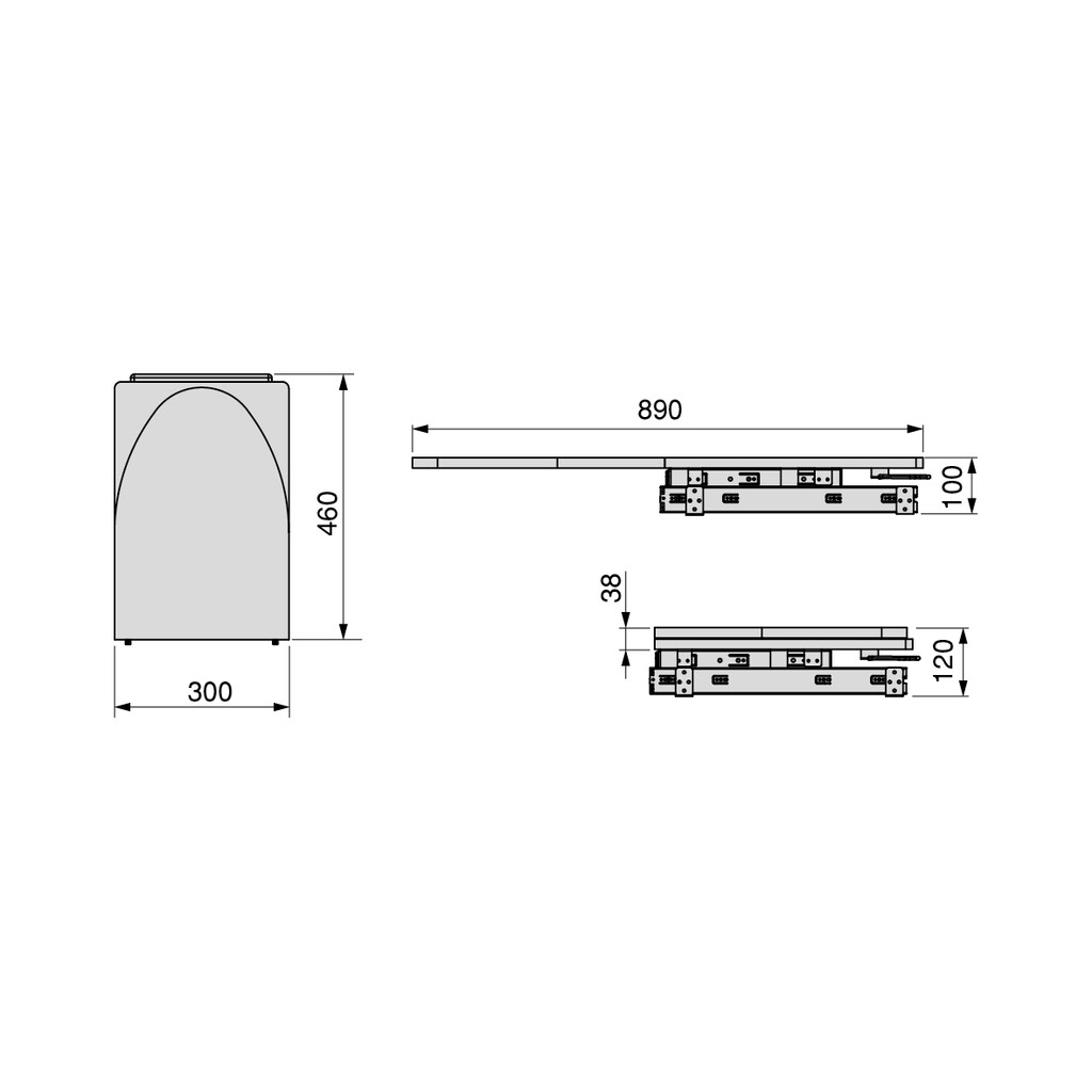 Asse Da Stiro Pieghevole Basic Con Piano In Rete Metallica 114x34 Cm E Scaffale Porta Ferro: Altezza Regolabile, Piedini Antiscivolo, Copertura In Cotone E Schiuma 5 Mm - Grigio/Bianco