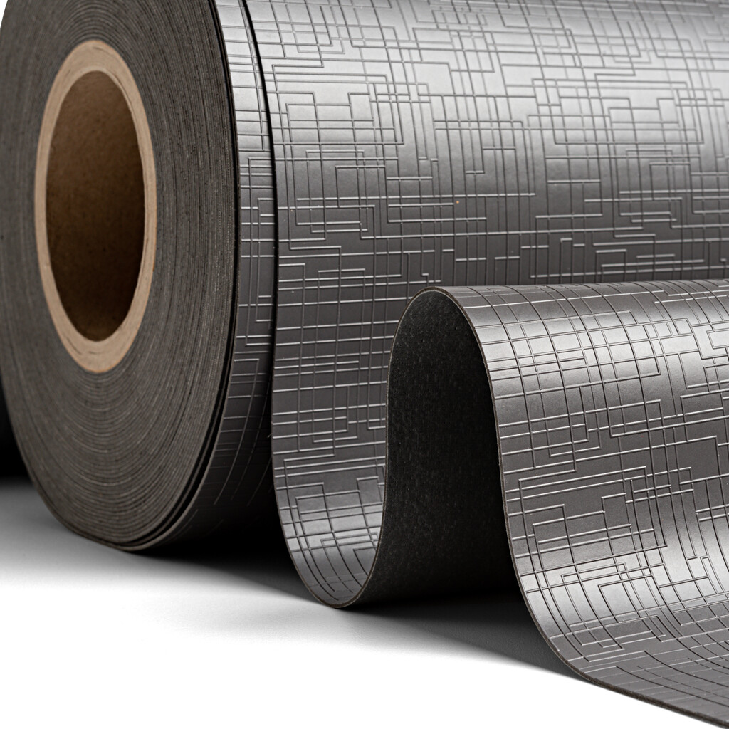 Esterilla antideslizante para cajones, Net, Longitud 20m x 480mm, Plástico, Gris antracita-3