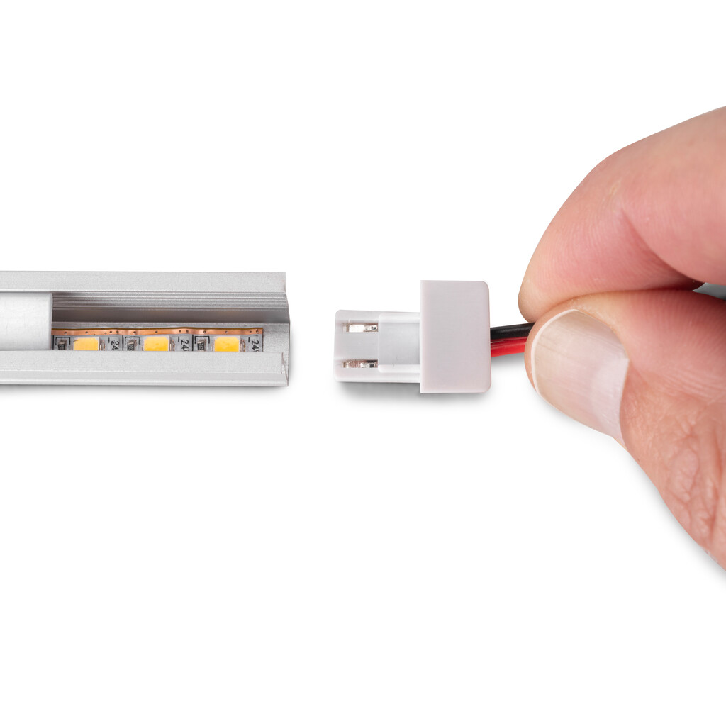 Accessoires pour luminaires LED à encastré Pyxis, longueur 1,5m, Plastique, Gris-4