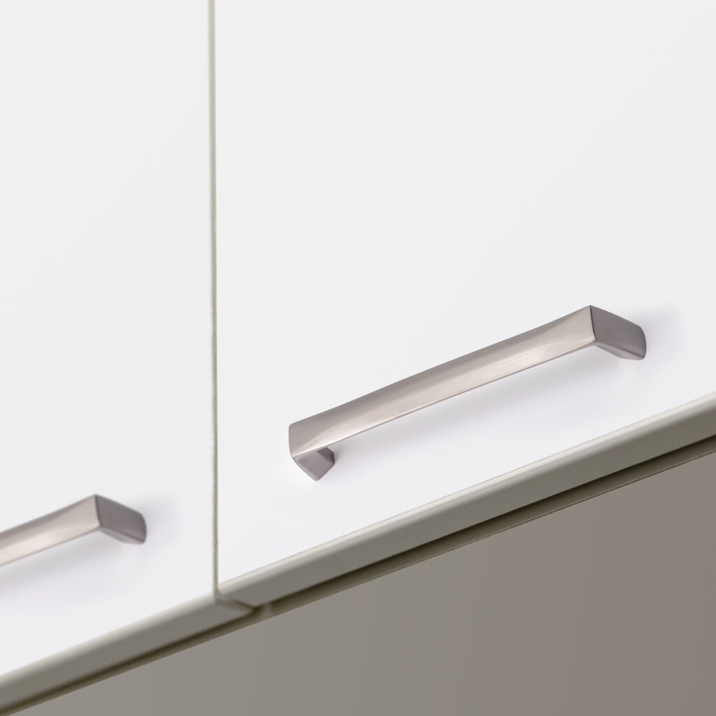 Maniglia per mobili Cantón, L142mm, interasse 128mm, Zama, Nichel satinato-3