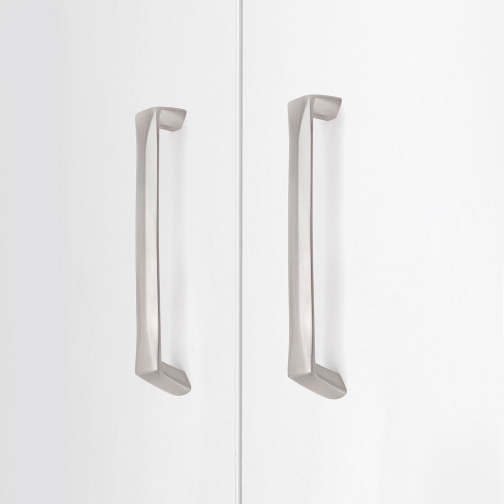 Maniglia per mobili Cantón, L142mm, interasse 128mm, Zama, Nichel satinato-4