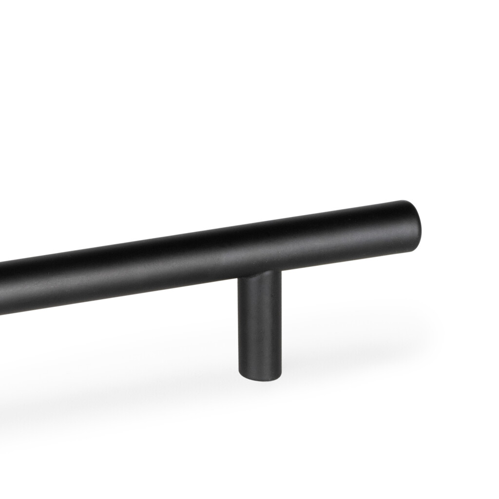 Furniture handle Orlando, L336mm, 256mm interaxis, Steel, Black painted-9