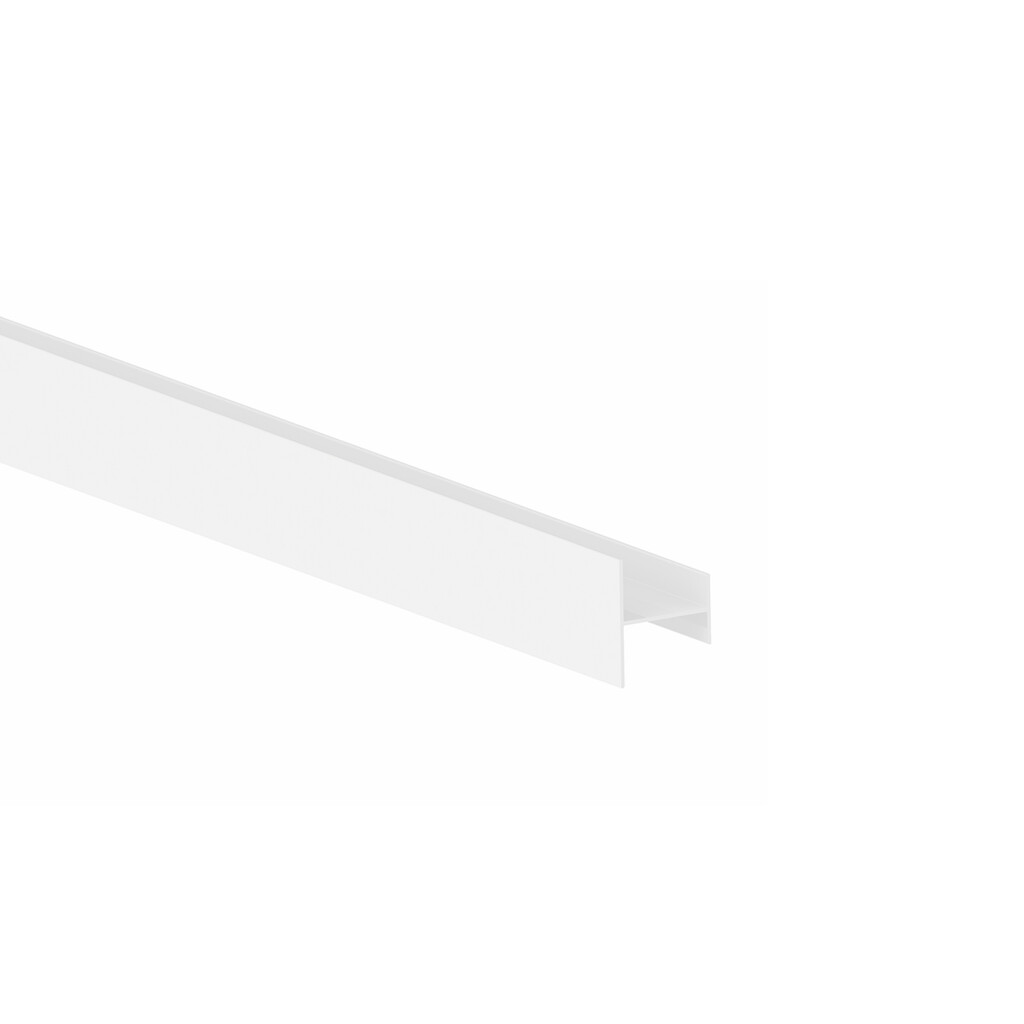 Querträger Placard H16x12/22, Längengrad, 2,35 m, Weiß, Aluminium-Primary