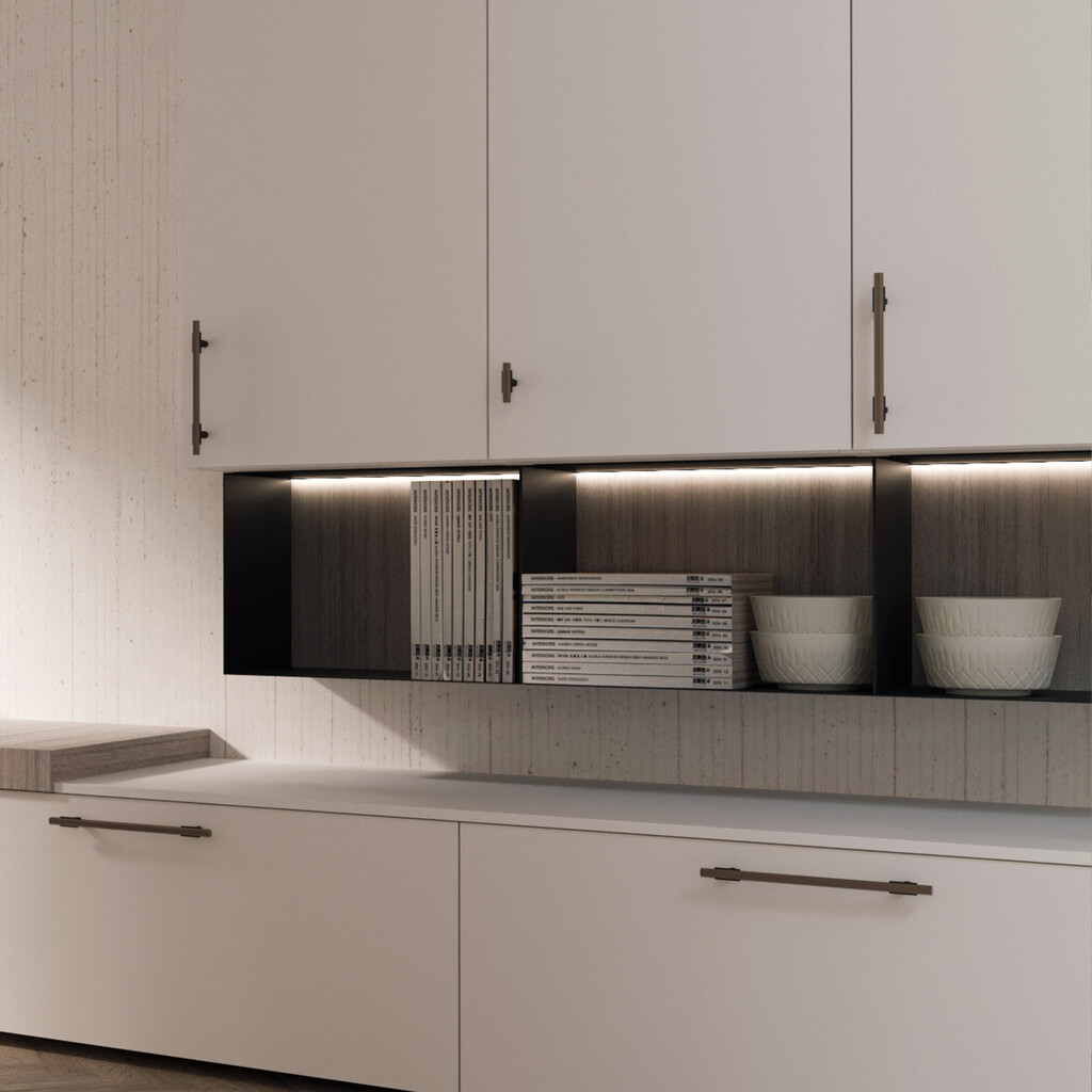 LED Strip Lynx Basic 9,6W/m IP20 (12V DC), length 50m, natural white light 4.000K, Plastic-5