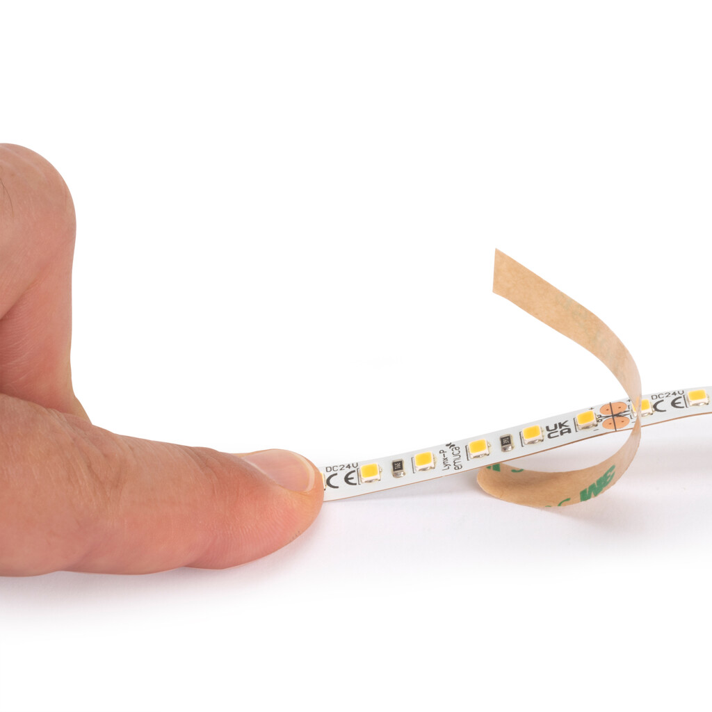 LED Streifen Lynx Basic 9,6W/m IP20 (12V DC), Länge 50m, warmweißes Licht 3.000K, Kunststoff-11