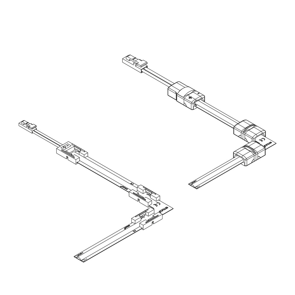 Ruban LED Lynx Premium COB 9,6 W/m IP20 (24V DC), longueur 50m, lumière blanc chaud 2.700K, Plastique-3