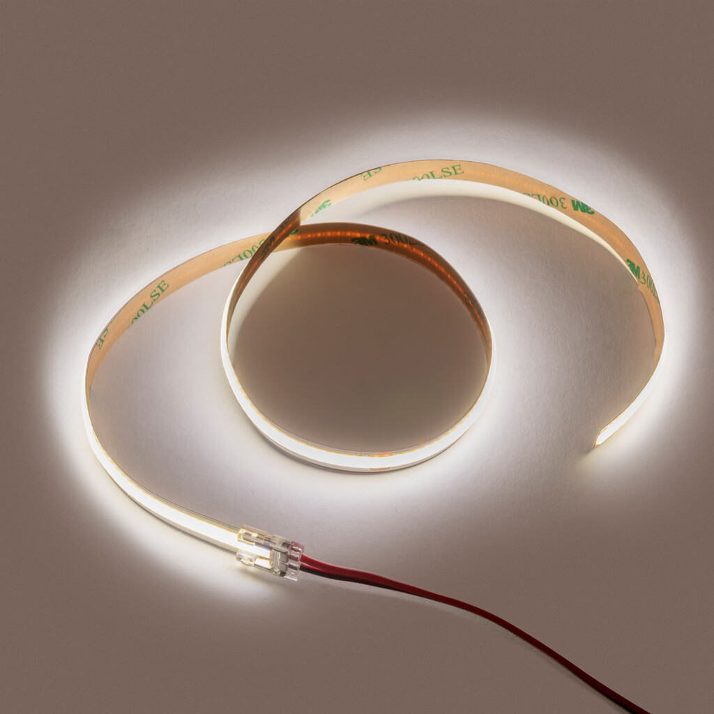 LED Streifen Lynx Premium COB 4,8 W/m IP20 (12V DC), Länge 10m, warmweißes Licht 2.700K, Kunststoff-15
