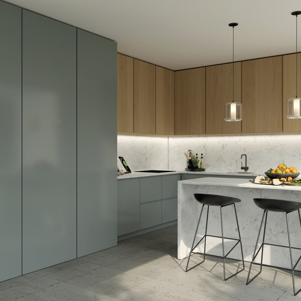 Jeu de ferrure PUSH Concepta3 pour portes coulissantes, à droite, Acier et Aluminium et Plastique-3