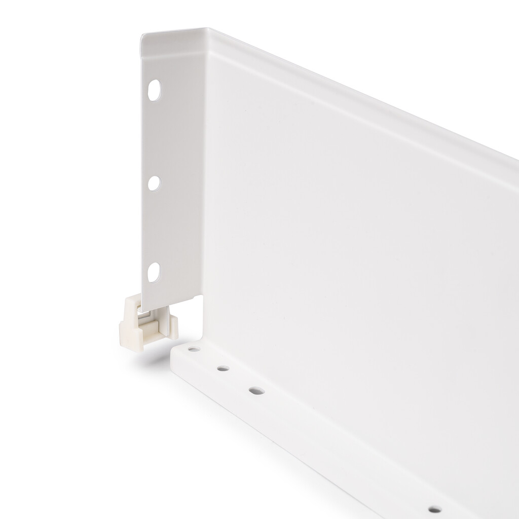 Satz Simplex Schubladenrippenset Höhe 122mm, Tiefe 440mm, Weiß lackiert, Stahl-6