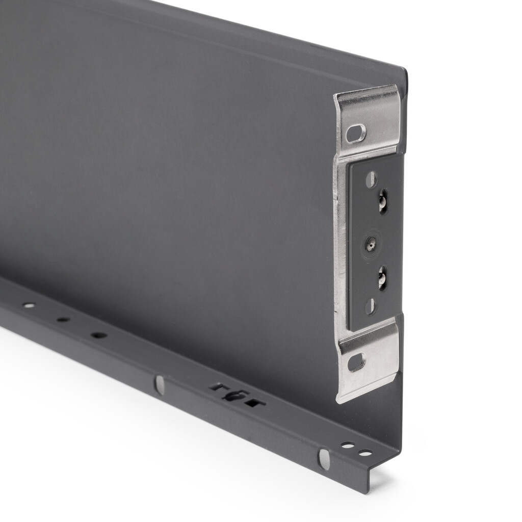 Juego de costillas para cajón Simplex de altura 122mm, profundidad 440mm, Gris antracita, Acero-6