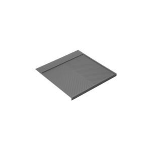 Protector fondo fregadero Sink para mueble de cocina, M60, 563x580mm, espesor de tablero 18mm, cortable, Pl&aacute;stico, Gris antracita foto del producto