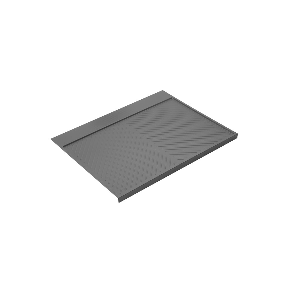 Schutz für Böden von Küchenmöbeln Modell Sink, M80, 763x580mm, Brettstärke 18mm, schneidbar, Kunststoff, Anthrazitgrau-Primary