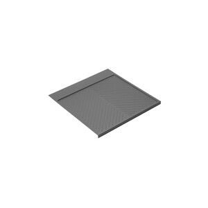 Schutz f&uuml;r B&ouml;den von K&uuml;chenm&ouml;beln Modell Sink, M60, 567x580mm, Brettst&auml;rke 16mm, schneidbar, Kunststoff, Anthrazitgrau Produktfoto