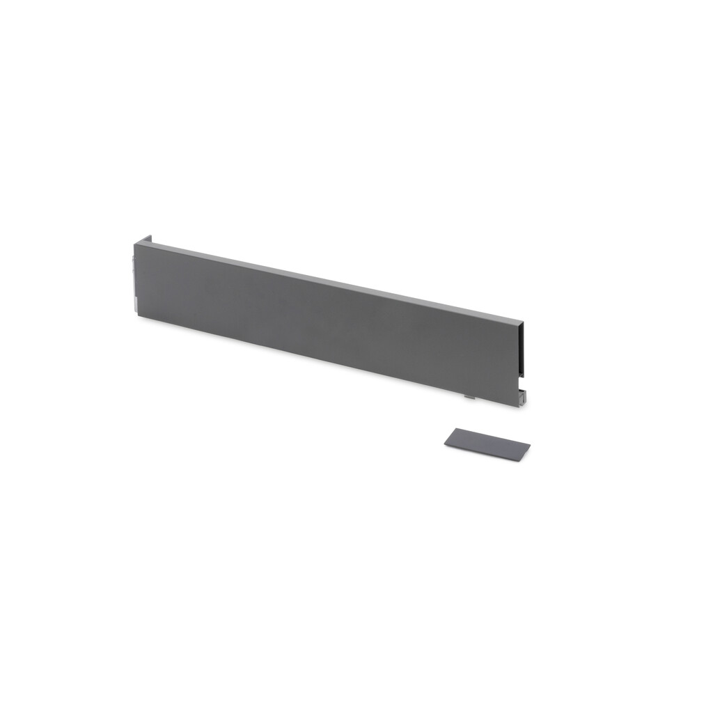 Vertex drawer side height 93mm and 3D adjustment LEFT, depth 500mm, Steel, Anthracite Grey-Primary