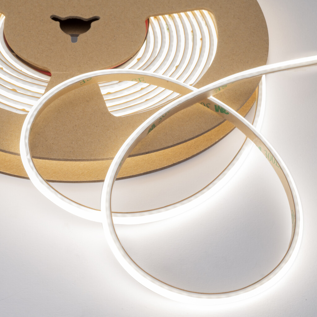 Lynx Premium Mini SOB LED strip, 7,2 W/m, IP65 (24V DC), length 5.000mm, Warm White light 2.700K, Plastic-4