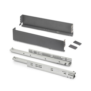 Simplex 25kg External drawer height 88mm, depth 490mm, Steel, Anthracite Grey product photo