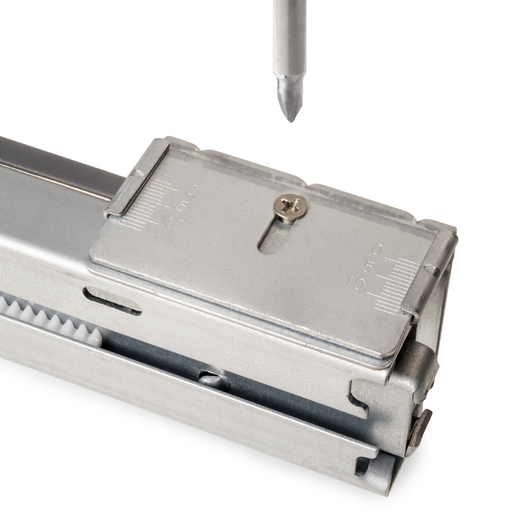 Frame with soft-close and full-extension slides for cabinet accessories Quartz, 1012-1038mm, Aluminium and plastic, Titanium-21