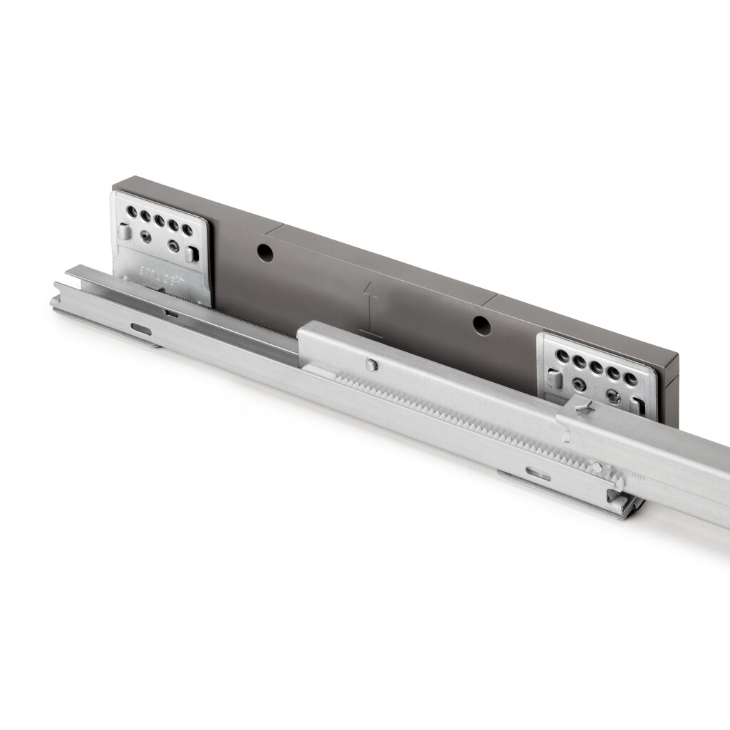 Frame with soft-close and full-extension slides for cabinet accessories Quartz, 1012-1038mm, Aluminium and plastic, Titanium-22