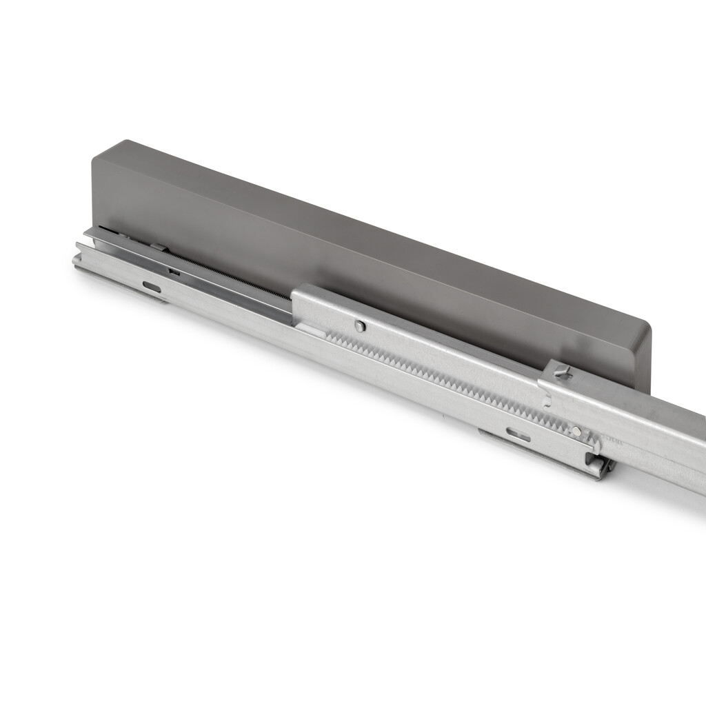 Frame with soft-close and full-extension slides for cabinet accessories Quartz, 1012-1038mm, Aluminium and plastic, Titanium-23