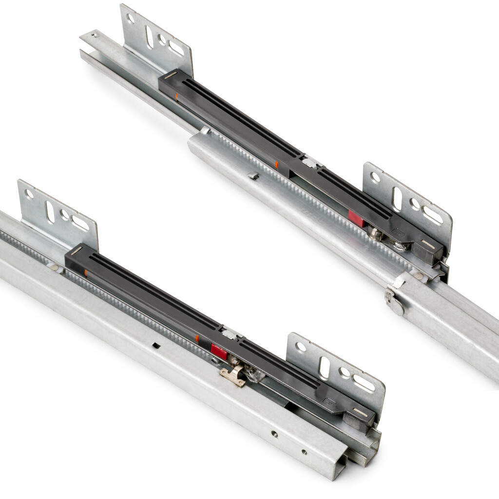 Supra Pull-out rack for lower fixing with soft closing, module 400mm, Steel, Chrome plated-6