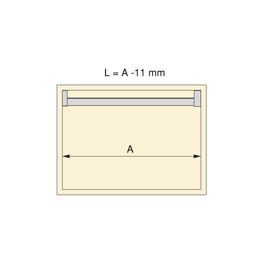 Kit barre pour armoire Luxe, ruban LED 4,5x8 Neonlynx V, détecteur de mouvement RF Smart et convertisseur Smart (24V DC), longueur 900mm, Lumière blanche chaude 2.700K, Aluminium et Plastique, Titane-3