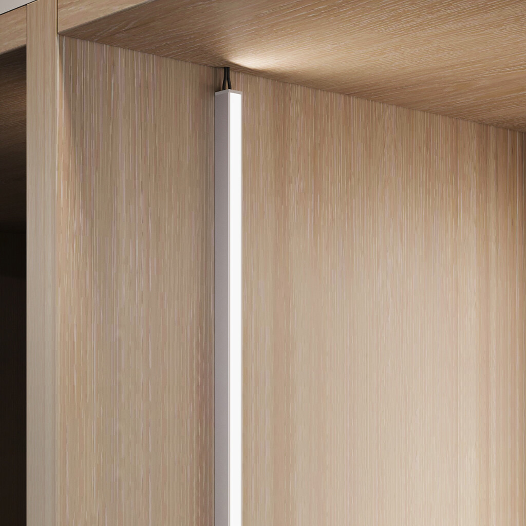 Luminária LED de superfície Pyxis (24V DC), comprimento 2.3m, Branco quente 2.700K, Alumínio e Plástico, Anodizado mate-4