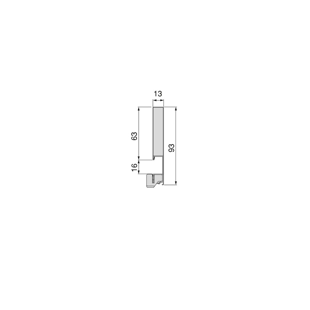 Vertex 40kg External drawer height 93mm, depth 450mm, Steel, White painted-1