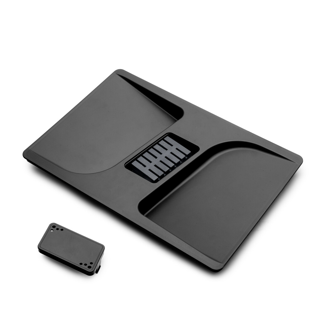 Recycle-Küchenschubladenbehälter mit geruchsdichtem Deckel, Höhe 266, 1x15Liter, Kunststoff, Schwarz-5