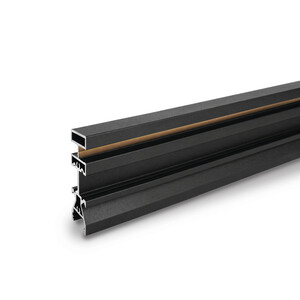 Perfil para realizar estructuras modulares Zero LED, longitud 2,35m, Aluminio, Pintado negro texturizado foto del producto