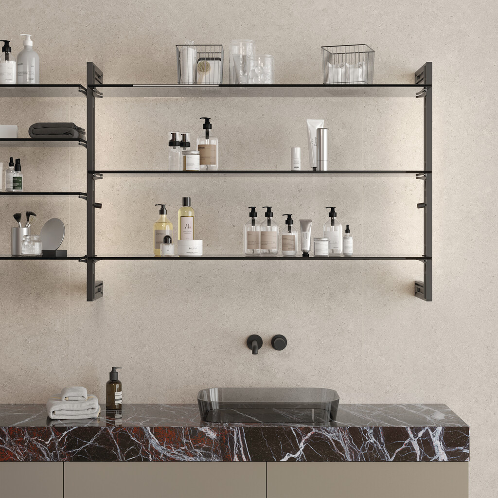 Element do montażu ściennego profilu Zero LED, Znal, Teksturowana czerń-5