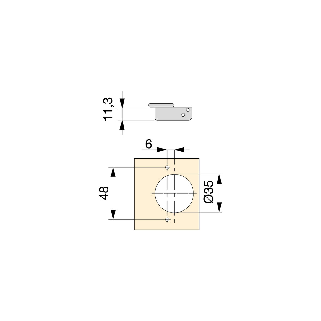 X91 full overlay hinge kit with soft closing mechanism, straight plate and decorative cover plate, Screw-on, Steel, Titanium-3