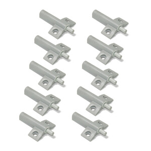 Lot of 10 Pistons shock absorbers for Minidamp 2 hinged door, Soft closing, Plastic, Grey product photo